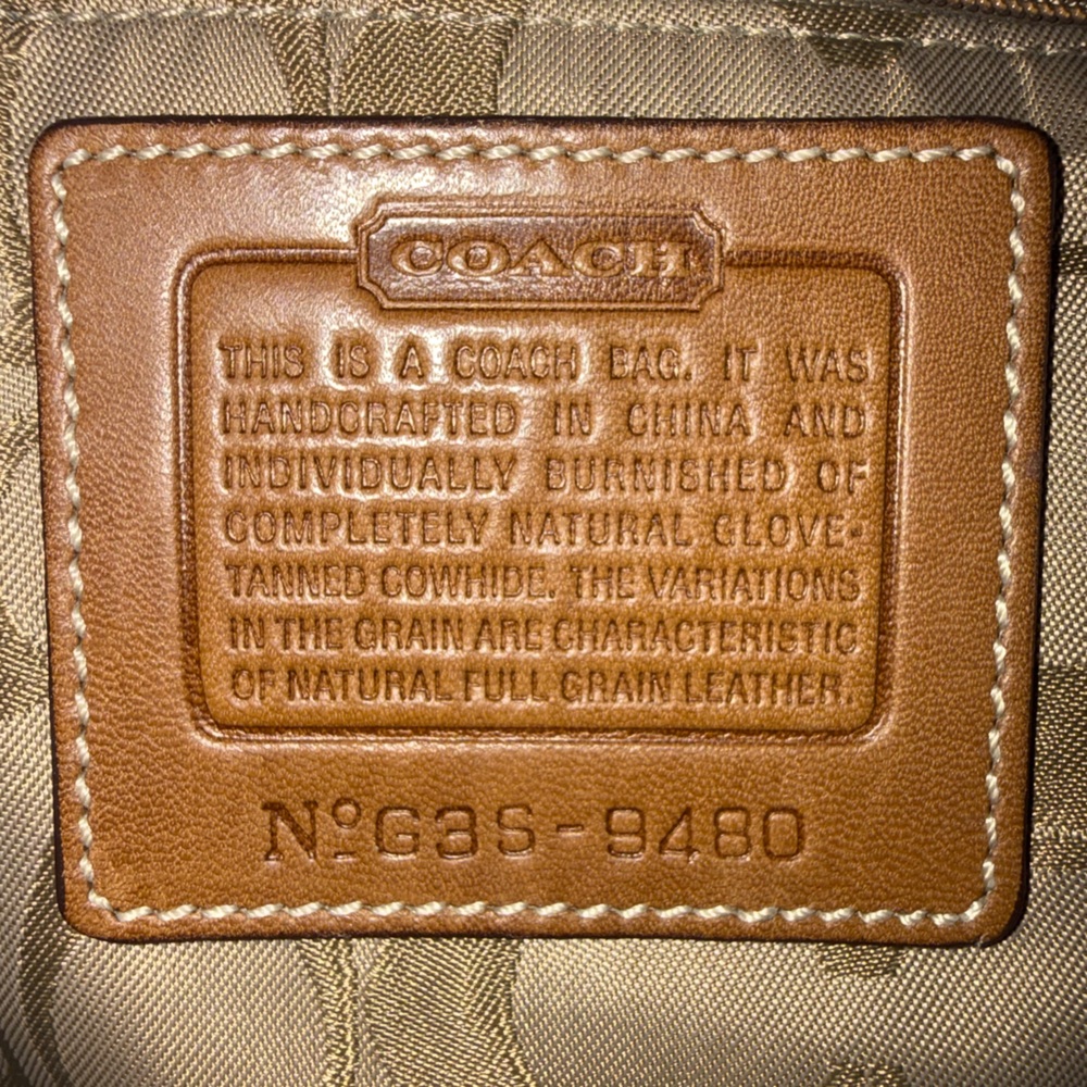 Coach Vintage Soho Brown Leather Shoulder Bag- Style No G3S-9480. - Picture 3 of 14